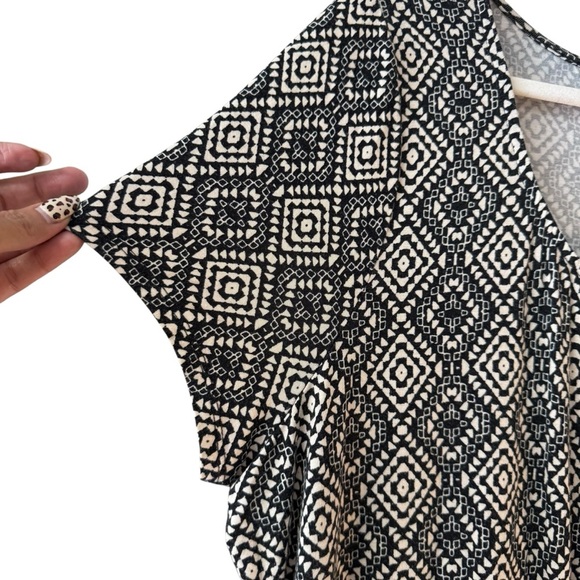 Torrid Super Soft Knits Tribal Print Side Slit Maxi Dress Plus Size 2X Brown - Picture 5 of 12